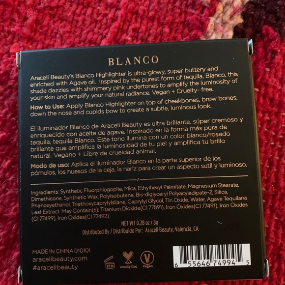 Araceli Tequila Highlighter In Blanco Brand new in box.  Opened only for photos - Picture 7 of 8